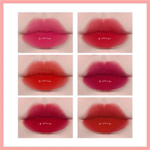 6 Colors Lip Tint Stain Mini Liquid Lipstick, Korean Lip Gloss Moisturizing - Picture 6 of 7